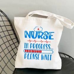 Nurse Canvas Tote Bag