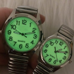 Glow in the dark Elderly Watches