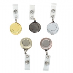 Premium Metal Retractable ID Holder