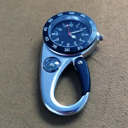 Silver Sports Fob Watches with Compass
