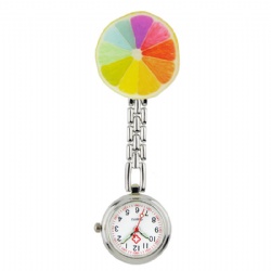 Cartoon Fob Watch Colorful Flower