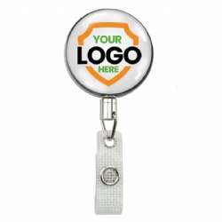 Custom Printed Badge Reel Add Your Logo Retractable Retractable Badge Holders