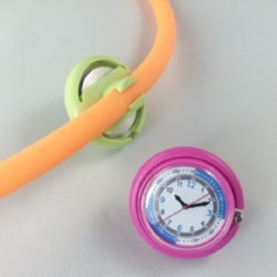 Stethoscope Nurse Clip Watch