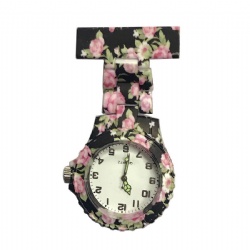 Patterned Nurse Neon Fob Watches