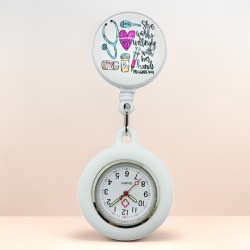 Cartoon Fob Watch Blink Nurse