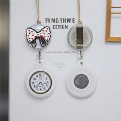 Retractable Cartoon Nurse Watches
